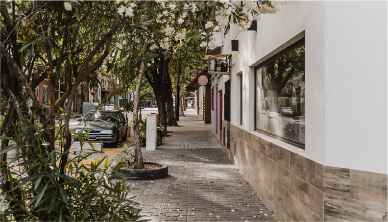 Fotografía de una calle